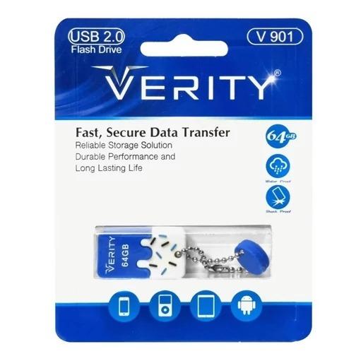 فلش مموری وریتی مدل V901 ظرفیت ۶۴ گیگابایت USB 2.0