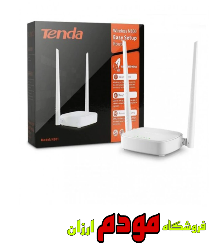 روتر بی‌سیم N300 تندا مدل N301